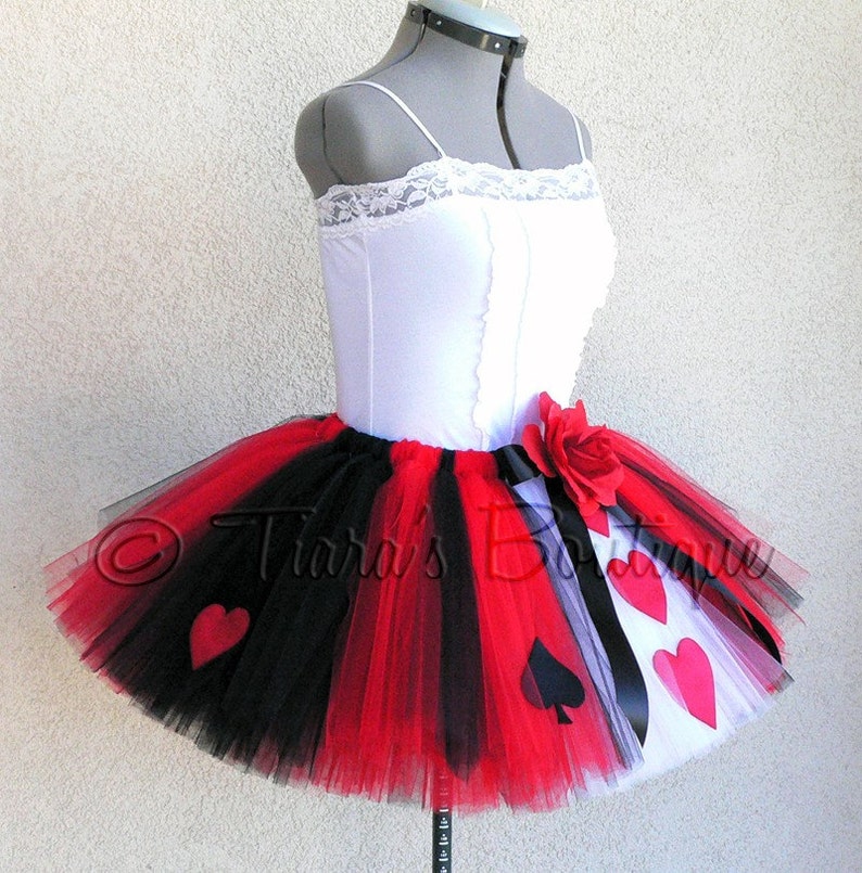 Halloween Tutu Costume New Queen of Hearts Tutu Adult Teen Etsy