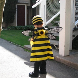 Handmade Bumble Bee Inspired Wings For Halloween Costume