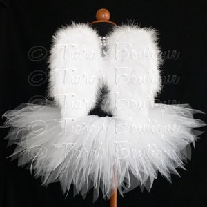 baby angel wings and tutu