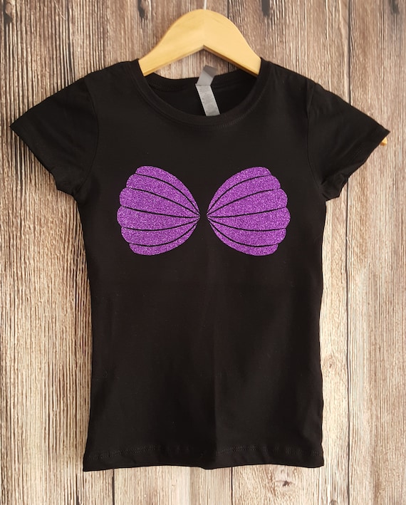 Mermaid Sea Shell T-Shirt Tee Mermaid Sea Shell T-Shirt Tee