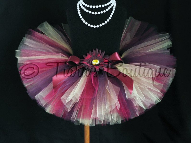 Girls- Custom Sewn 8 Tutu Golden Plum Tutu Skirt for Baby Christmas Tutu sizes Newborn to 5T Autumn Tutu Toddler Birthday Tutu