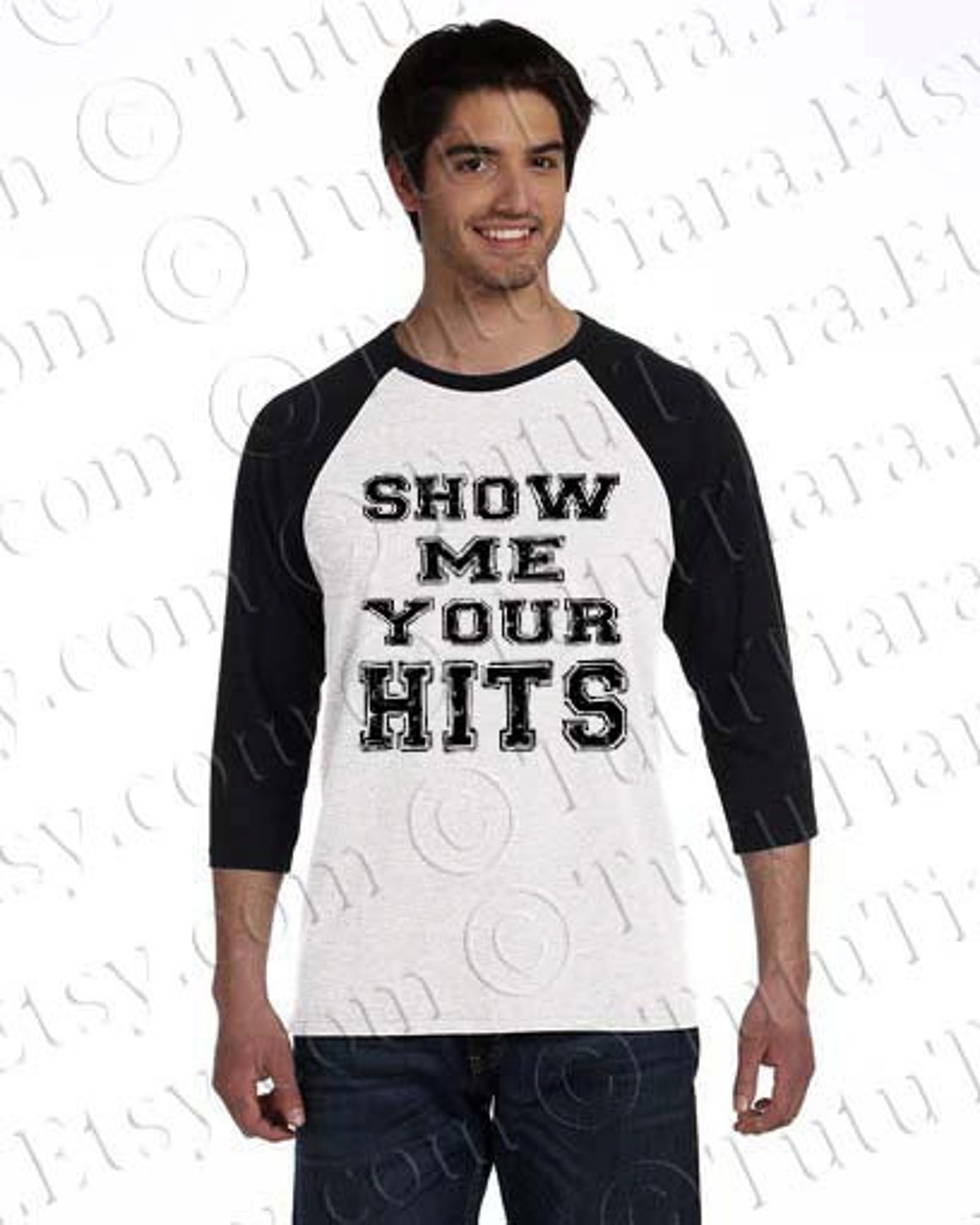 Show Me Your Hits Baseball Shirt Raglan Tshirt Softball Tank Etsy