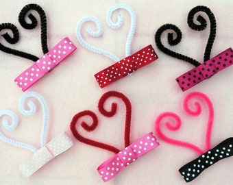 Design Your Own Custom LUVBUG Antenna Headband - Valentine's Themed Ladybug Antenna and Headband Made To Match Your Custom Luvbug Tutu