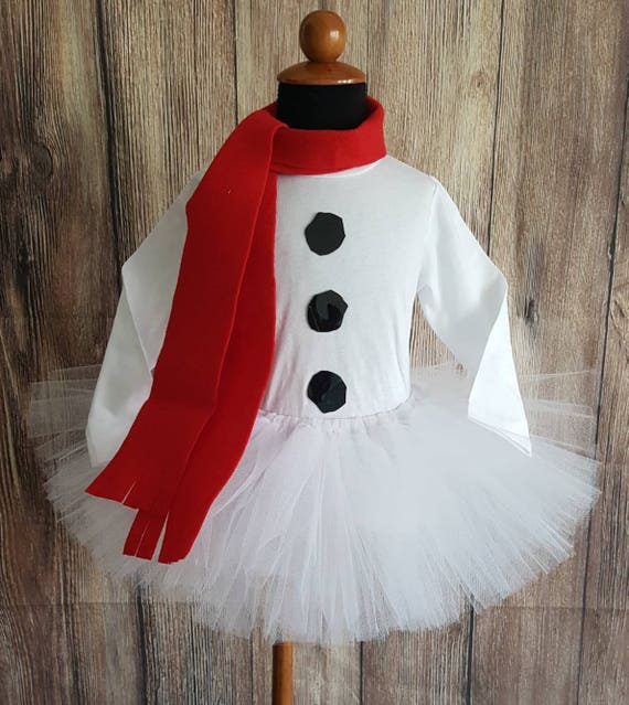 snowman tutu costume