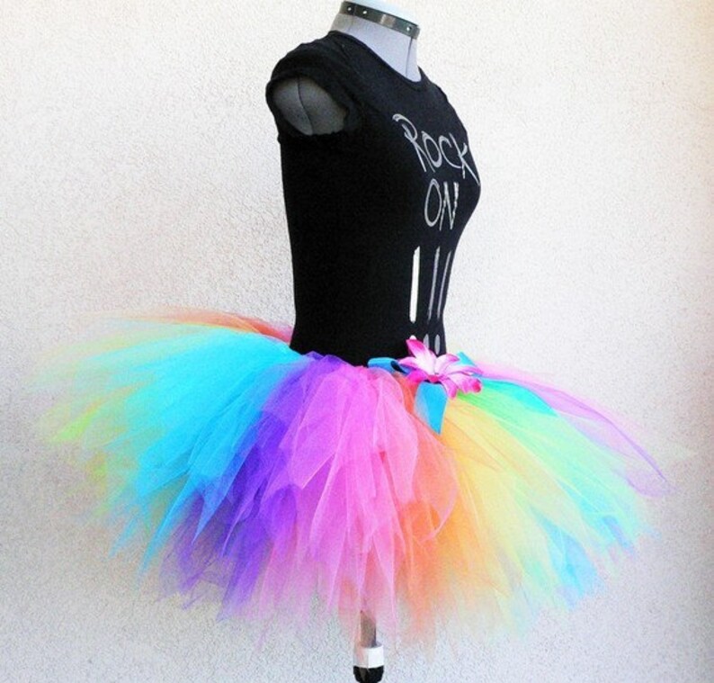 Adult Women's Neon Yellow Tutu main image 0