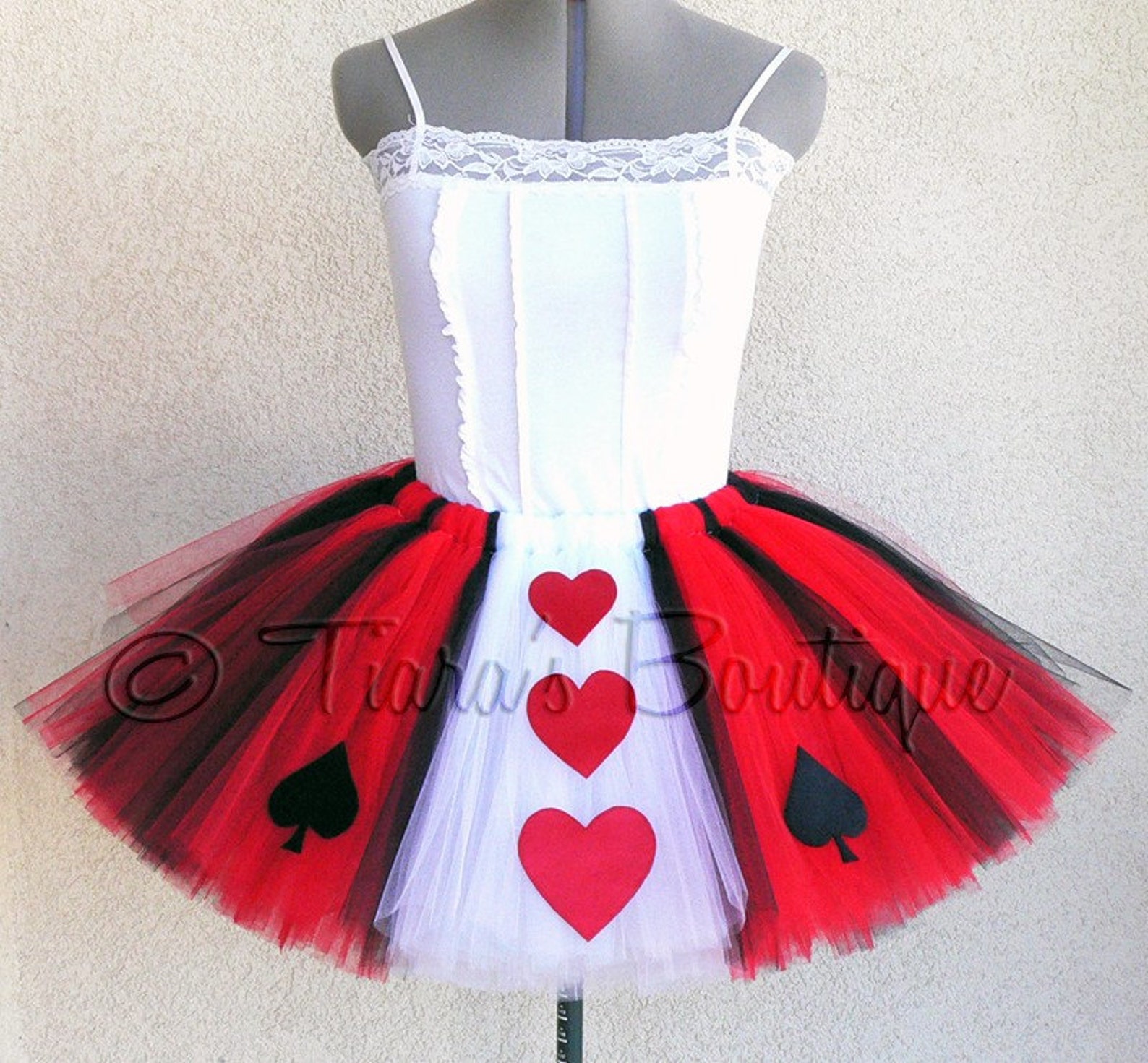 Halloween Tutu Costume New Queen of Hearts Tutu Adult Teen Etsy