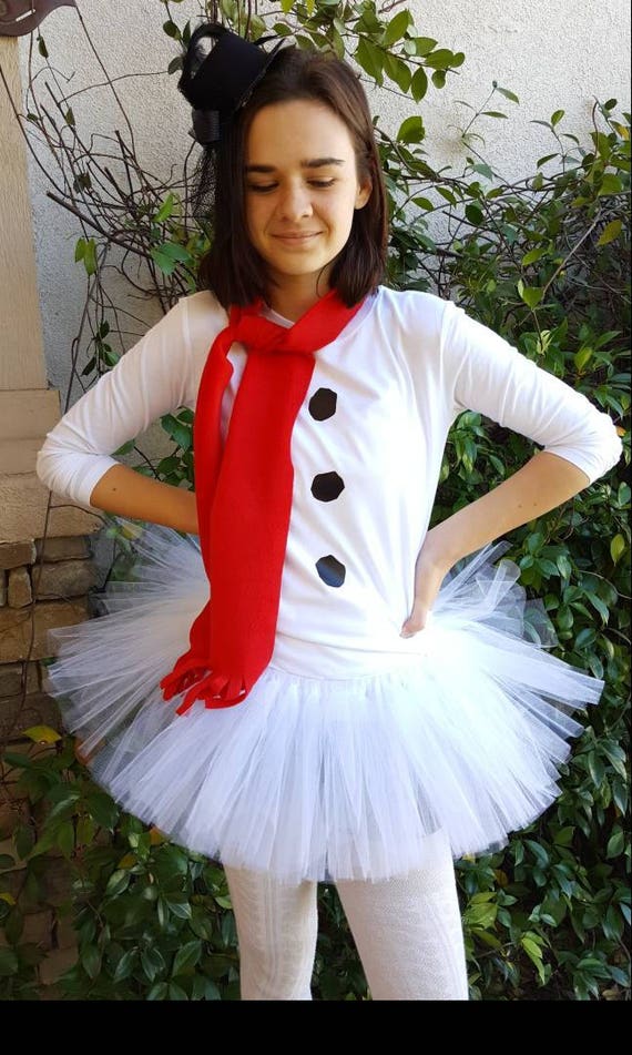 snowman tutu costume