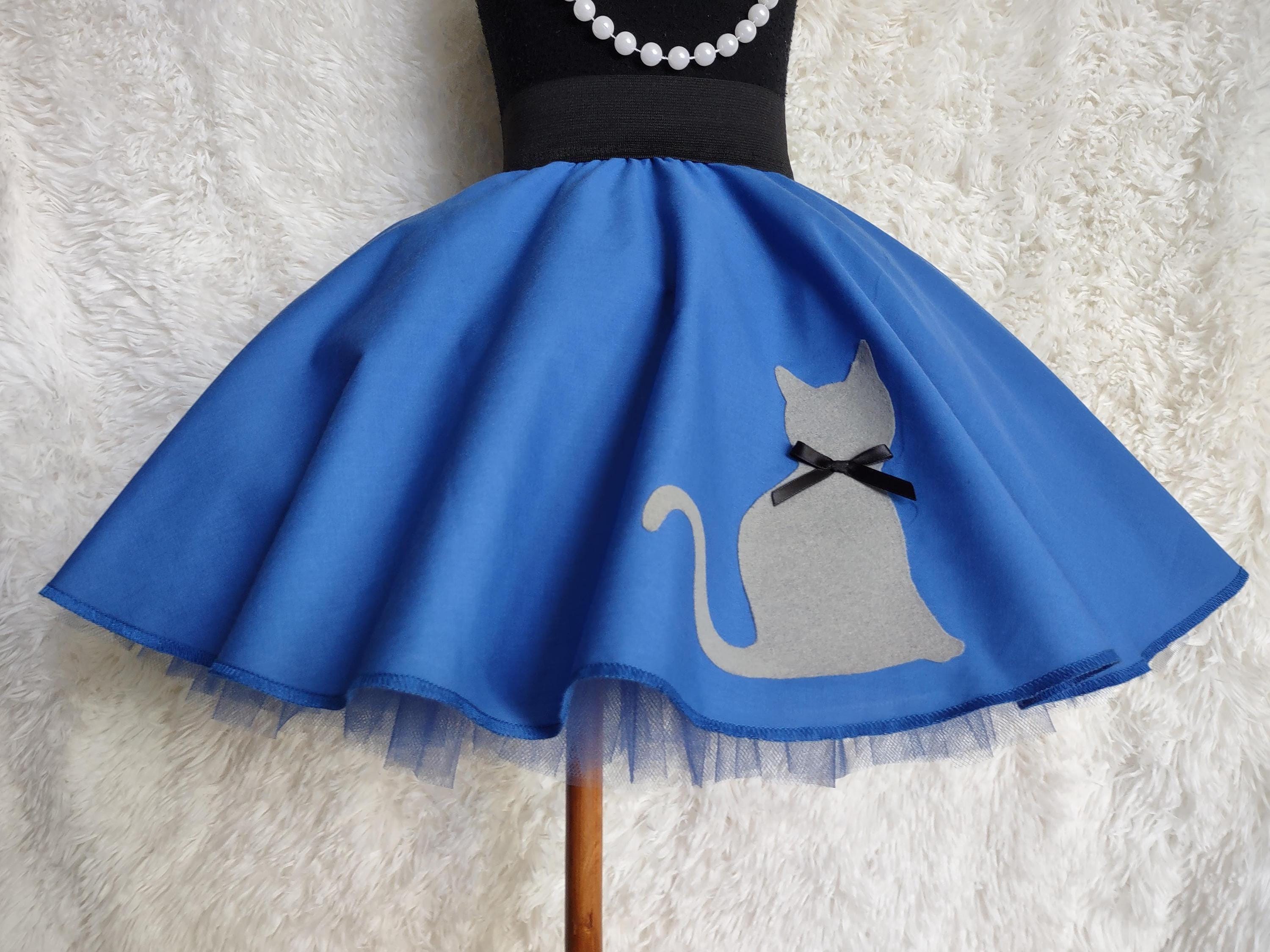 Blue Poodle Skirt