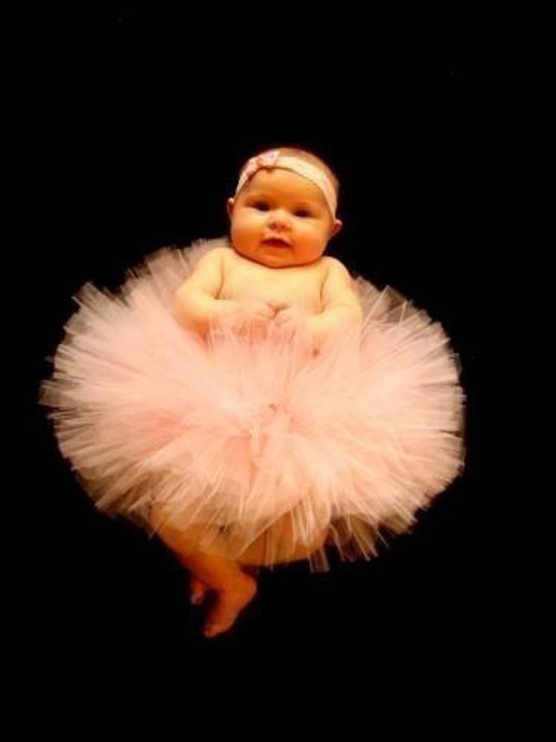 Newborn Tutu Photo Prop Design Your Own Baby Tutu Baby Tutu First Photos 6 Tutu and Headband Set