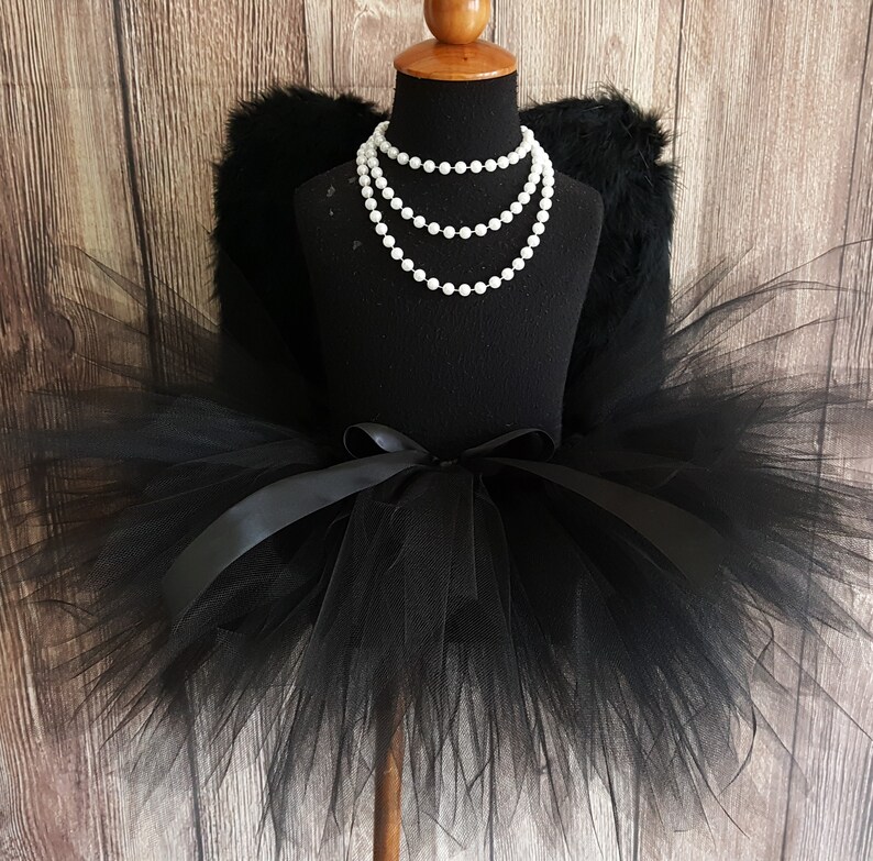 black angel tutu costume