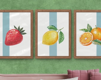 Summer Digital Art Prints- 30 Prints in 10 Colors, Wall Art Decor for Hotels, Airbnb, Living Rooms, Kitchen, Seasonal Decor, Seamless summer