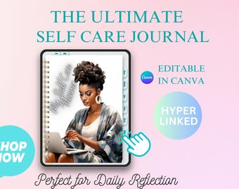 Digital Self-Care Planner 2025 | Wellness & Goals Trackers (PDF)