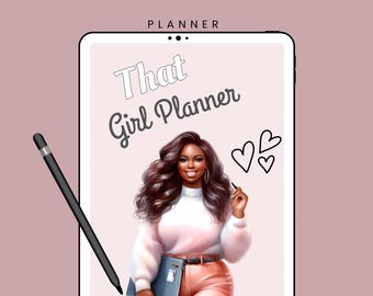 That Girl iPad Planner 2024 | Self-Care & Productivity (PDF Download)
