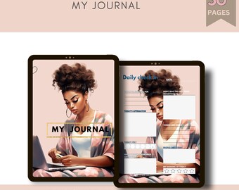 Black Girl Magic Digital Journal: Daily Weekly Planner (30 Pages)