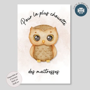 Druckbare digitale Karte für Herrin: Das IDEALE Geschenk zum Jahresende!