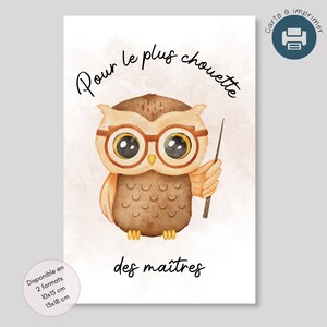 Printable Digital Card for Teacher: The IDEAL End of Year Gift!