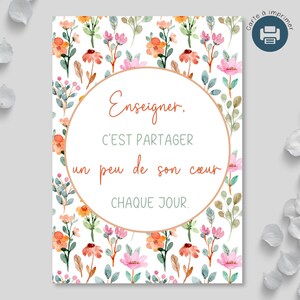Druckbare digitale Karte für Lehrer: Das IDEALE Geschenk zum Jahresende!