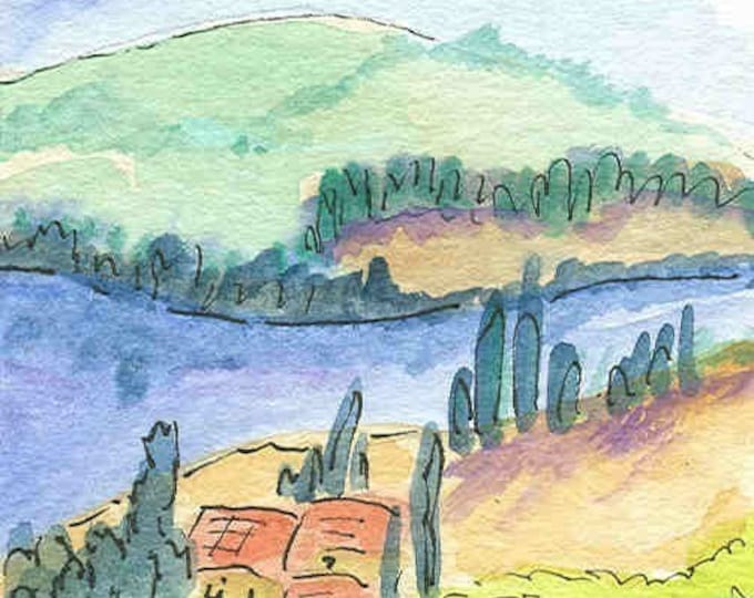 Italian Countryside notecard