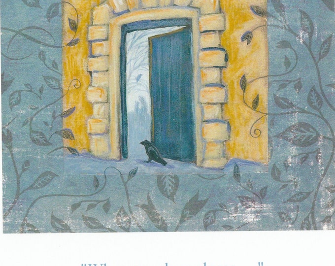 When One Door Closes...blank encouragement card