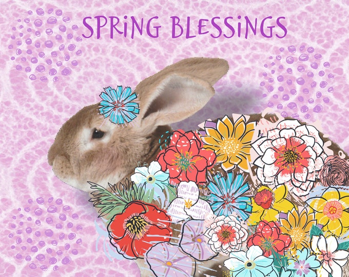 Flowery Bunny Blessings