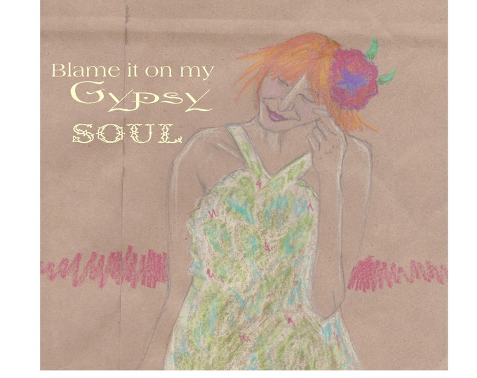 Gypsy Soul blank notecard