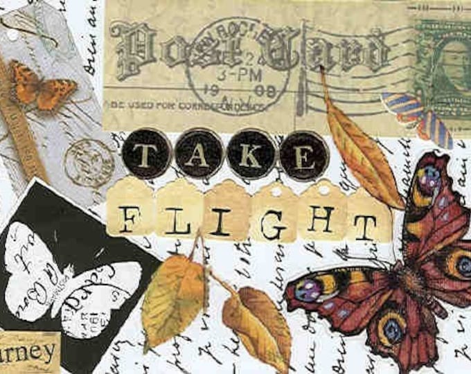 Take Flight blank greeting card