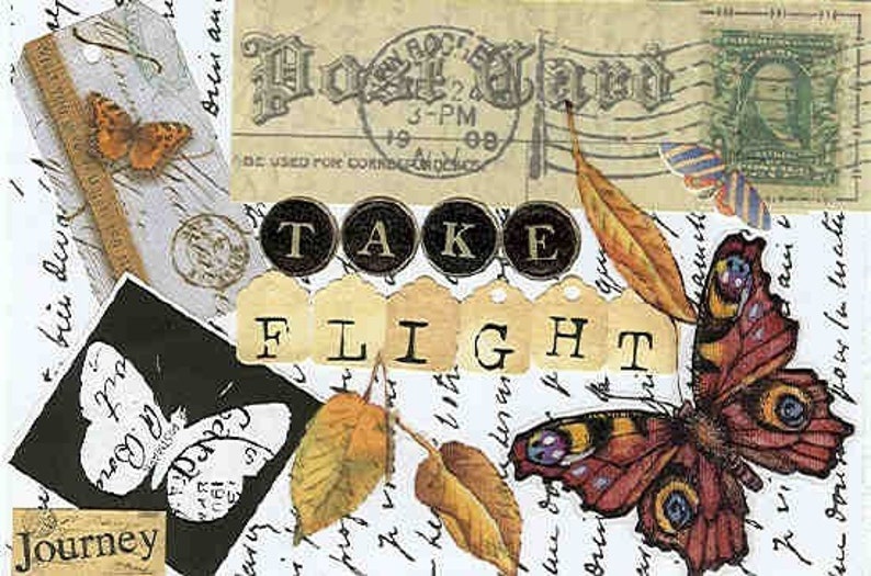 Take Flight blank greeting card image 1