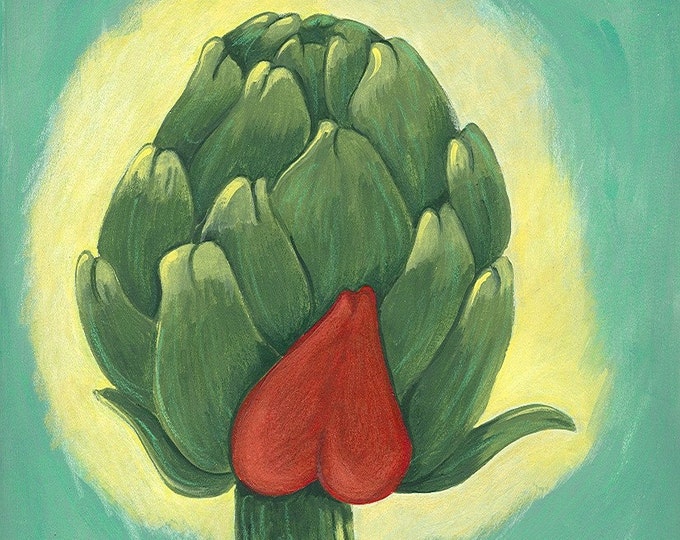 Artichoke Heart notecard