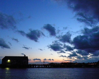 Provincetown at Twilight Foto-Notizkarte