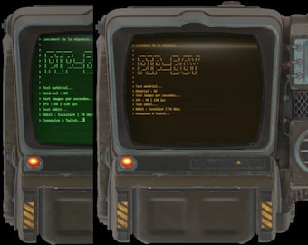 PIP-BOY (Versión verde y amarilla) | Twitch Element