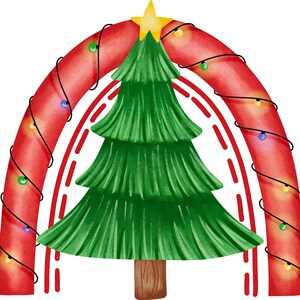 SUBLIMATION TRANSFER Ready to Press Christmas Rainbow Christmas Tree Sublimation t-shirt Transfer