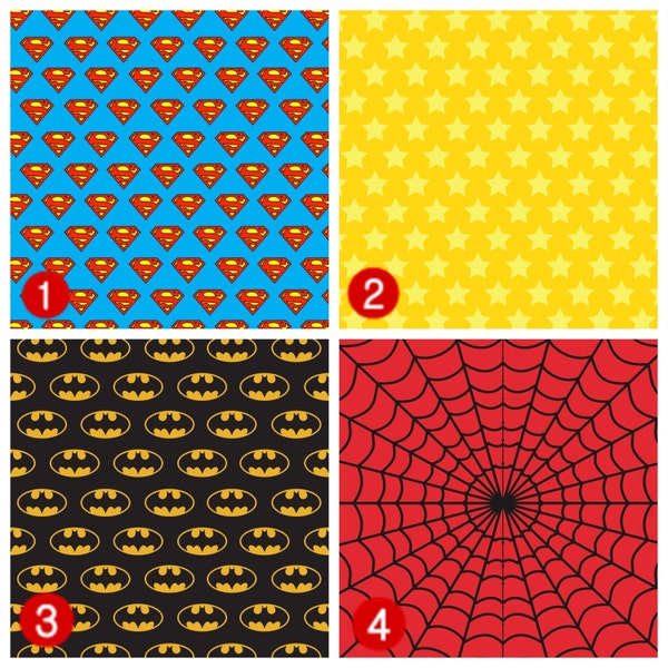 Craft Vinyl Patterned Vinyl HTV Prints Vinyl Prints sheet size 12"x12" Heat Transfer Vinyl 651 Vinyl Sheets Superhero Vinyl SKU 0093