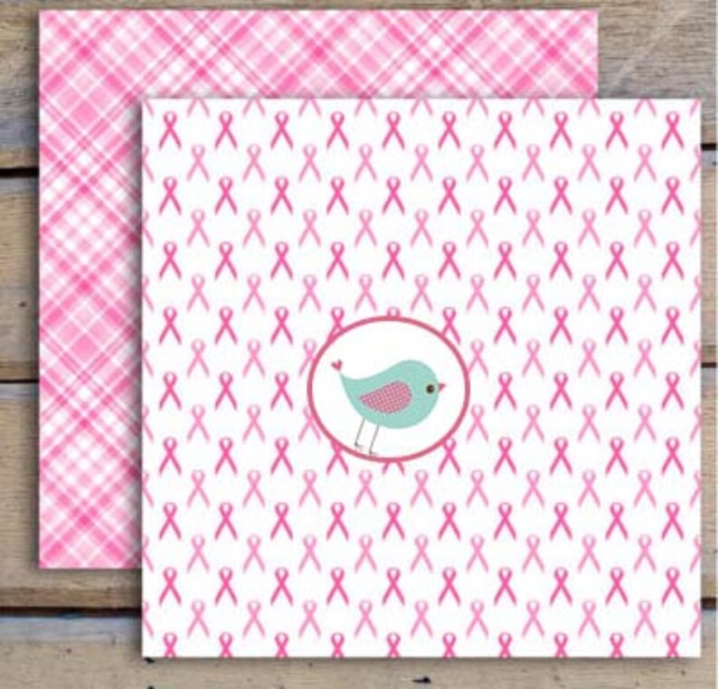 Pink Ribbon Breast Cancer Awareness Print Pattern Universal Fit Car Seat Cover