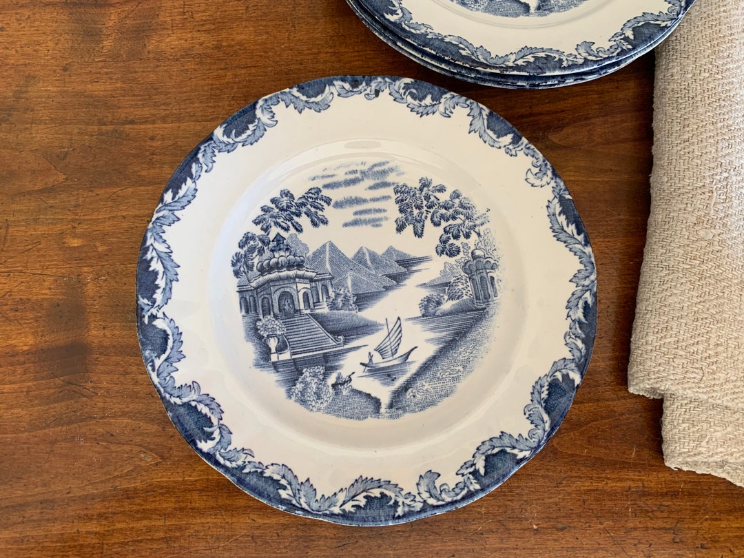 Swedish Rörstrand Bengali Side Plates Vintage Dessert Plates Etsy