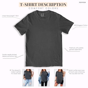 Puede incluir: Una camiseta unisex gris oscuro de peso pesado. La camiseta est&aacute; hecha de 100% algod&oacute;n ringspun y presenta mangas y dobladillo inferior con doble costura. La tela est&aacute; preencogida, lavada suavemente y te&ntilde;ida en prenda.