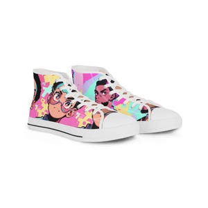 Mens Sneakers, Malcolm X Print, Activist Shoes, Black History Month ...