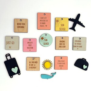 Travel Gifts for Her Luggage Tags, Wedding Luggage Tags, Christmas Gifts, Travel Gift Personalized, Luggage Tag Personalized