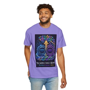 Simple View Lees-T-shirt Wetenschap van het Lezen Grafisch T-shirt voor leerkrachten Fonetiek Decoderen Taal, Geletterdheidsspecialist Scarborough's Leestouw
