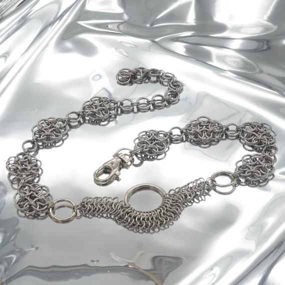 Daisy Chainmail Belt Adjustable - Etsy display picture 1