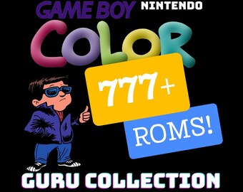 Game Boy Color 777+ Roms GURU Collection (GBC Games) (Complete Library)