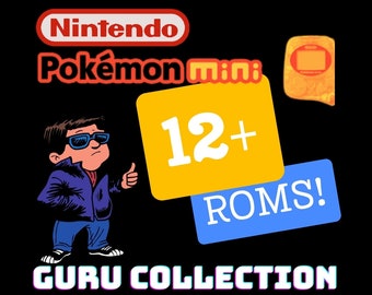 POKEMON Mini 12+ Roms GURU Collection (Juegos de Pokémon) (Biblioteca completa)