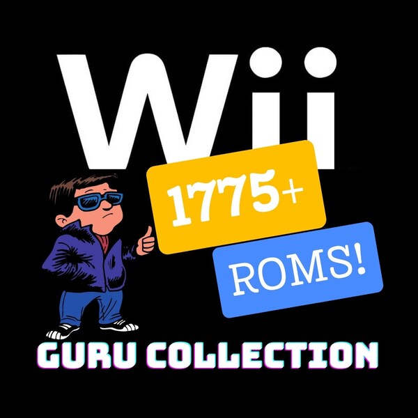 Wii: 1775+ Roms GURU Collection (Games) (Complete Library)