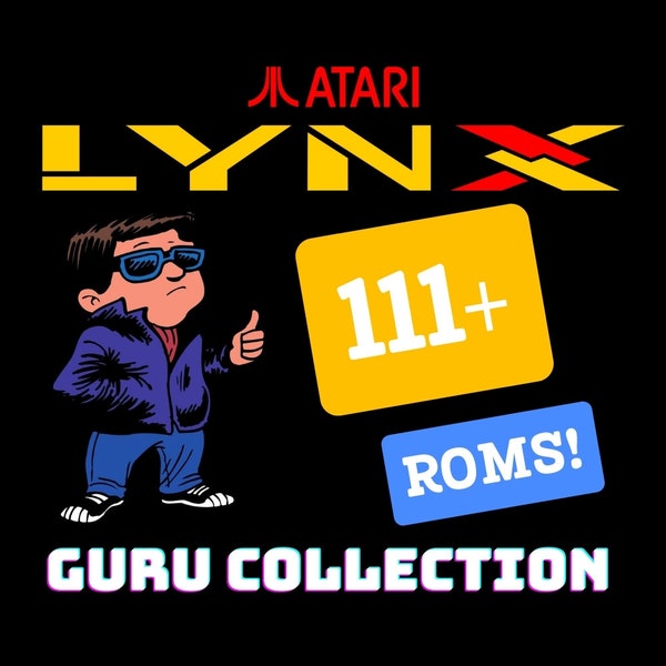 Atari Lynx: Colección 111+ Roms GURU (Consola de juegos retro ATARI Lynx) (Biblioteca completa)