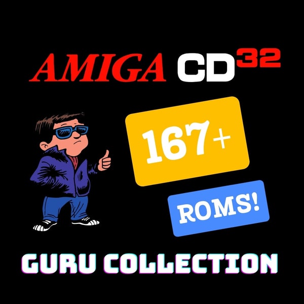 Amiga CD32: 167+ Roms GURU Collection (Amiga CD32 Retro Games) (Complete Library)