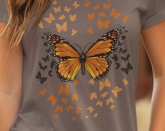 Vintage Butterfly T-Shirt, Cottagecore Comfort Colors Tee