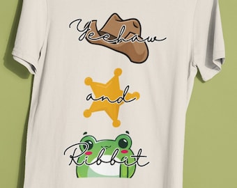 Cowboy Frog Shirt, Yeehaw Ribbit, Comfort Colors Tee