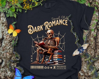 Dark Romance Social Club T-Shirt, Booktok Reader Merch