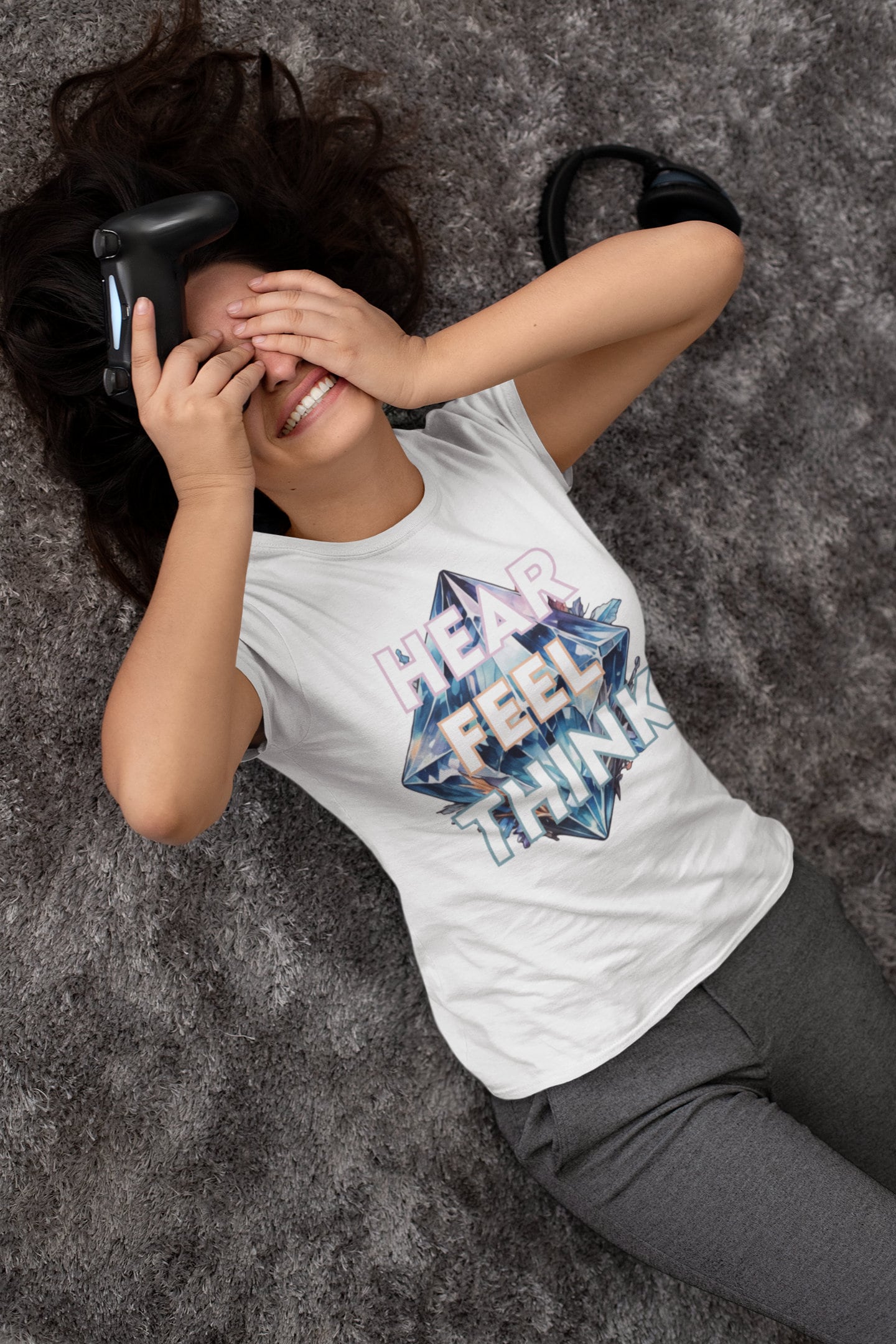 Hear Feel Think Shirt MMORPG Gamer Shirt Video Games MMO Online Role ...