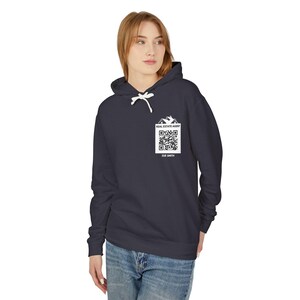 Custom QR Code Realtor Hoodie, Personalized Real Estate Agent Gift image 7