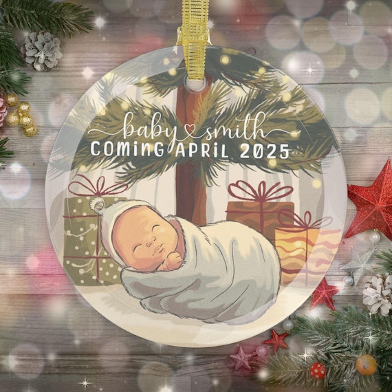 New Baby Christmas Ornaments, Pregnancy Ornament, Pregnancy